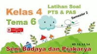 Image of SBDP Kelas 4 Tema 6 - Latihan Soal PTS dan PAS Semester 2